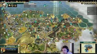 Game 417 5 Deity AI vs Filthy Permanent War Shoshone Part 12 [upl. by Ned]