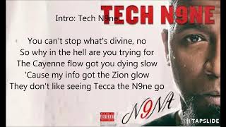 Tech N9ne  Disparagement Feat King ISO Lyrics [upl. by Nosinned]