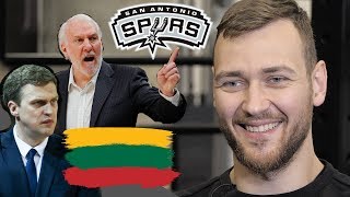 Donatas Motiejūnas „Spurs“ tai tarsi svajonė Rinktinė Pakaks kalbėti apie tai [upl. by Gaither]