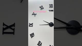 DIY 3D wall clock setup✨🤍 diy wallclock diyclock decor [upl. by Everett]