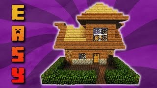 🏡Tutorial Zweistöckiges Minecraft Haus bauen  Kleines Haus für den Survival Modus MIT DOWNLOAD [upl. by Itsim]