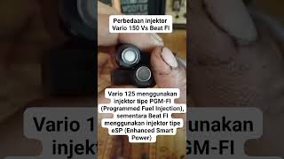 Perbedaan injektor vario 125 dan Beat FI fyp short beatesp injector injeksi honda bengkel [upl. by Lledniw]