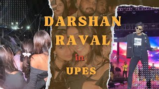 DARSHAN RAVAL in upes 🥹🫶 upes dehradun fest  darshan raval concert  upes college [upl. by Eyllib]