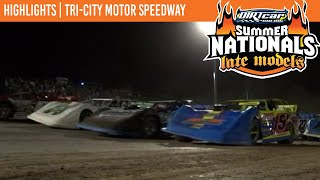 DIRTcar Summer Nationals Late Models at TriCity Motor Speedway July 22 2022  HIGHLIGHTS [upl. by Enttirb]