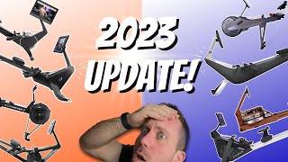 2023 UPDATE  Peloton Row vs Hydrow  Aviron  etc [upl. by Lahpos194]