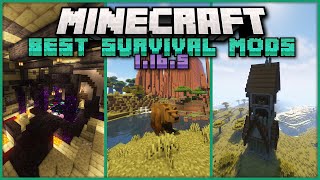 Top 20 Mods that Make Minecraft Survival Even Better 1165Forge [upl. by Mosra]