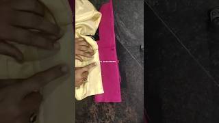 SMALL TRICK FOR BLOUSE BELT CUTTING shortsindia blousebeltfypytvideo easy trickcuttingskills [upl. by Oniram]