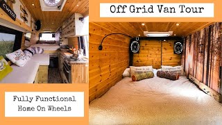 Sprinter Van Conversion  Self Build Camper Full Tour [upl. by Kussell]