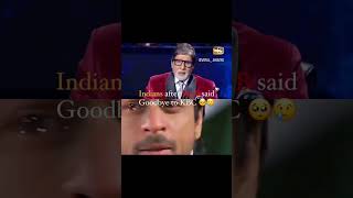 Amitabh Bachchan Said good bye to KBC amitabhbachchan shorts viral [upl. by Lovmilla657]