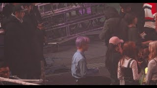 190115 서울가요대상 방탄소년단 무대후 백스테이지 지민 직캠 SMA BTS Backstage JIMIN fancam [upl. by Ahseym421]