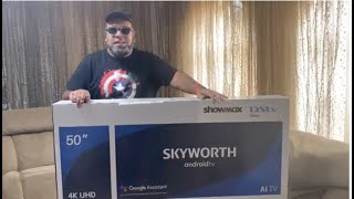 Skyworth 50” 4K Android TV Review 50SUC9300 [upl. by Cram624]