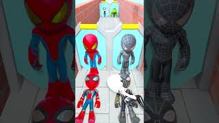 GTA V Kiss Run RED Spidey vs BLAC Spidey In Barry Prison gta [upl. by Kristof]