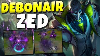 New DEBONAIR ZED Is So NUTTY 1 Zed Skin EVER  League of Legends [upl. by Mateusz]