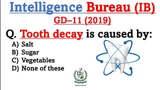 Intelligence Bureau IB GD11 Complete Solved Paper 2019  IB GD11 Complete Past Papers [upl. by Eadrahc]