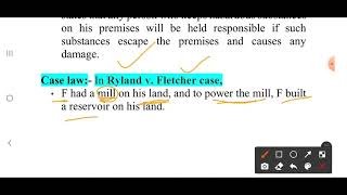 Liability under law of Tort Part III Strict liability [upl. by Toth]