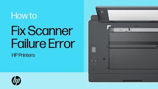 How to troubleshoot a scanner failure error on HP printers  HP Printers  HP Support [upl. by Leopoldine]