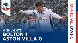 HIGHLIGHTS  Bolton Wanderers 10 Aston Villa [upl. by Arahsak]