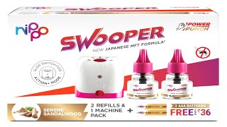 Nippo Swooper Mosquito Repellent Machine with 2 AAA Batteries Free unboxing [upl. by Chrisman]