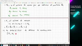 Estadistica MM  53 Distribucion Hipergeometrica [upl. by Trin892]