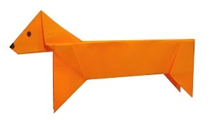 Origami Dachshund [upl. by Diella]