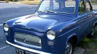 OUR 1958 FORD PREFECT 100E CLASSIC CAR 1172cc WESTMINSTER BLUE 2692009 Essex England [upl. by Maiocco883]