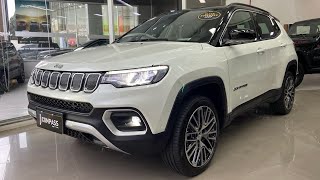 NOVO JEEP COMPASS 2023 LIMITED 20 TURBO DIESEL 4X4 UM SUV COM DESEMPENHO DE PICAPE  PREÇOS E CORES [upl. by Chapman]