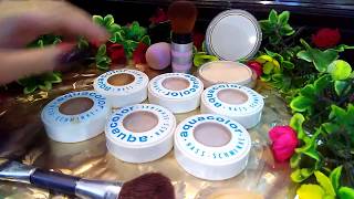 Kryolan Aqua wet Pan Cake Foundation Colors USE REVIEW amp SWATCHES [upl. by Nuncia]