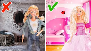 GORGEOUS DIY Doll House Makeover 💖 [upl. by Enyrat]