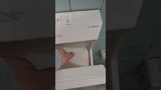 youtubeshorts shorts Mitsubishi Jet Towel I01 Slim handdryer  MampS Silverlink [upl. by Kcinomod667]