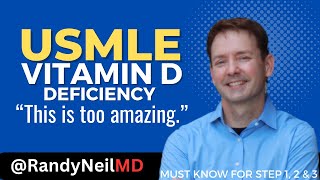 USMLE STEP 1 VITAMIN D DEFICIENCY w Questions [upl. by Giff]