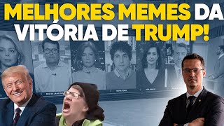 Clima de velório na GloboNews e chororô da esquerda os melhores memes da vitória de Trump [upl. by Gamali]