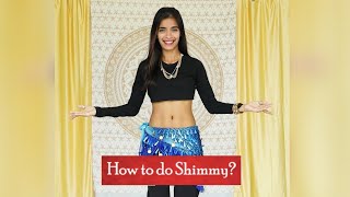 How to do shimmy  Online belly dance  Egyptian shimmy  Belly fusion by Simran [upl. by Icnarf]