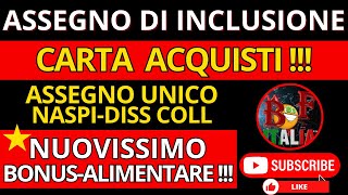 ASSEGNO UNICO  ASSEGNO DI INCLUSIONE BONUS ASILO  INPS [upl. by Diet]