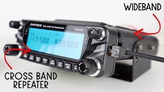 Zastone D9000 Budget Wideband Transceiver With Repeater Function  Part 1 [upl. by Ume]