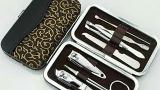 Manicure Set Tools And Their Uses  Manicure Set How To Use [upl. by Afesoj]