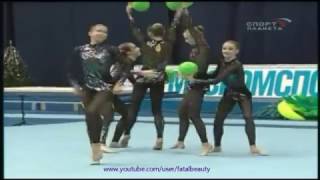 Group 5 balls  2004 Moscow gymnastics festival [upl. by Duyne]