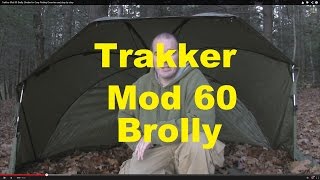 Trakker Mod 60 Brolly Shelter for Carp Fishing Overview and step by step [upl. by Atsocal152]