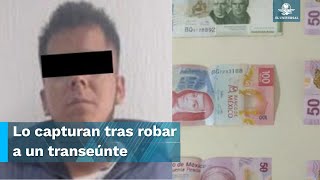 Cae otro quotchinero” aplicó “llave china” a su víctima para asaltarla [upl. by Akinit273]