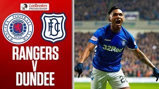 Rangers 40 Dundee  Morelos Returns as Gers Score Four  Ladbrokes Premiership [upl. by Ollopa]