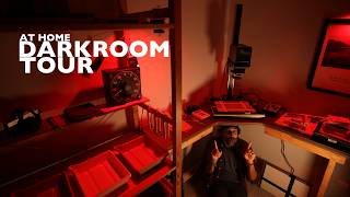 my small at home darkroom tour  studio setup [upl. by Petrina]