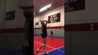 Ball Control Volleyball Drills Boot Camp Volleyball Training For College Players with Coach April [upl. by Araz]