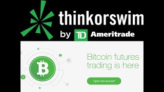 How To Buy Bitcoin Futures on Think Or Swim  TD Ameritrade [upl. by Ecnaralc]