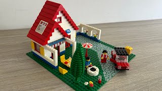 Building LEGO 6374 Holiday Home 1983 [upl. by Lurline]