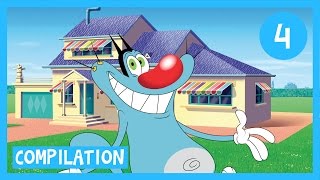 Oggy and the Cockroaches  Oggys House Compilation 1H in HD [upl. by Eedyaj]