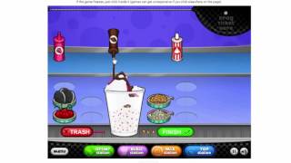 Papas Freezeria game Flipline studios Armor Games ON Y8COM playtrygameblogspotcom [upl. by Losyram]