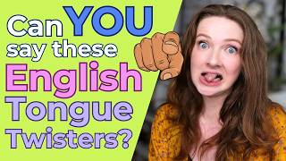 Common Tongue Twisters to Improve your English Pronunciation [upl. by Farlie]