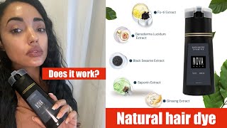 NOVA HAIR DYE SHAMPOO DEMO REVIEW AFRO HAIR [upl. by Beffrey531]