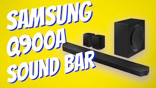 SAMSUNG Q900A Sound Bar Unboxing amp Review [upl. by Gerkman]