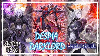 DESPIA DARKLORD COMBO RANKED GAMEPLAY YuGiOh Master Duel masterduel despia darklord [upl. by Tebasile]