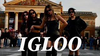 KPOP IN PUBLIC  Random Dance Kiss of Life  IGLOO  Cover by Papillon Team  Budapest [upl. by Tertia]